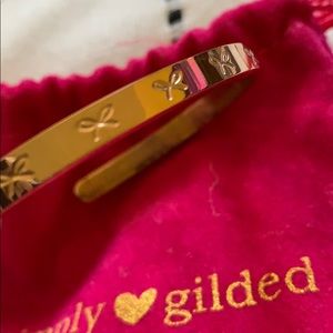 Rose gold cuff bracelet